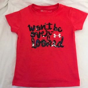 Girls Under Armour Dry Fit T-Shirt